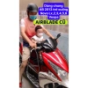 Ghế đi xe máy an toàn cho bé - Airblade cũ 2.013, ga sắt sơn tĩnh điện gấp gọn, giảm còn 205.100₫