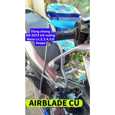 Ghế đi xe máy an toàn cho bé - Airblade cũ 2.013, ga sắt sơn tĩnh điện gấp gọn, giảm còn 205.100₫ 3 Ghế đi xe máy an toàn cho bé - Airblade cũ 2.013, ga sắt sơn tĩnh điện gấp gọn, giảm còn 205.100₫ 3