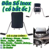 Ghế đi xe máy cho bé, ghế đôn số inox yên nệm đen, an toàn, thoải mái, giảm 22% 7