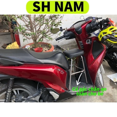 GHẾ ĐÔN INOX ĐEN XE SH AN TOÀN, YÊN NỆM ĐỆM 5KG, GIÁ 148.740 VND - ƯU ĐÃI 5