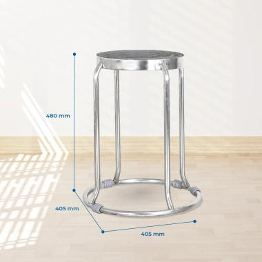 Ghế đôn inox QUI PHÚC 201/304 cao cấp trong nhà, ngoài trời, tiện lợi, giá 156,620₫ 2 Ghế đôn inox QUI PHÚC 201/304 cao cấp trong nhà, ngoài trời, tiện lợi, giá 156,620₫ 2