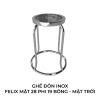 Ghế đôn inox QUI PHÚC 201/304 cao cấp trong nhà, ngoài trời, tiện lợi, giá 156,620₫ 12
