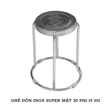 Ghế đôn inox QUI PHÚC 201/304 cao cấp trong nhà, ngoài trời, tiện lợi, giá 156,620₫ 13 Ghế đôn inox QUI PHÚC 201/304 cao cấp trong nhà, ngoài trời, tiện lợi, giá 156,620₫ 13