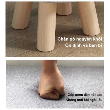Ghế Đôn Nhỏ Đa Năng HEINO Thiết Kế Đơn Giản Tiện Lợi Giá 84.900đ Gia Đình