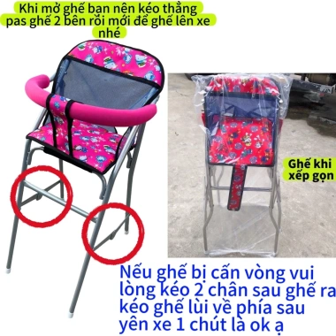 Ghế ga xếp inox cao cấp cho Click Vision Vario Luvias Janus - giá chỉ 265.300₫, tiết kiệm 77.000₫ 9