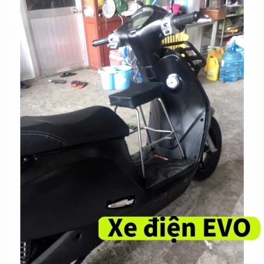 Ghế ga xếp inox xe máy điện an toàn cho bé giá 155.400 đồng giảm 22%