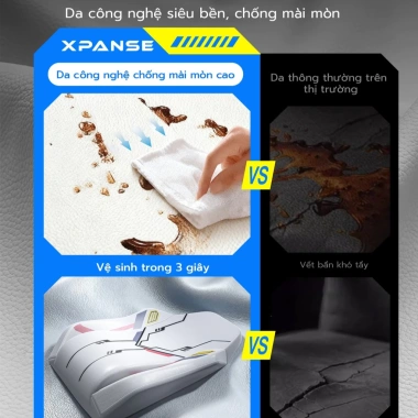 Ghế Game Xpanse Công Thái Học Đệm Thắt Lưng Tích Hợp, Ôm Sát Cột Sống – 2.498.000₫ 5