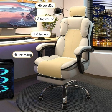 Ghế Gaming 360° Ngả Lưng, Gác Chân, Tựa Đầu, Điều Chỉnh Cao - Giá 1,539,000₫ 7 Ghế Gaming 360° Ngả Lưng, Gác Chân, Tựa Đầu, Điều Chỉnh Cao - Giá 1,539,000₫ 7