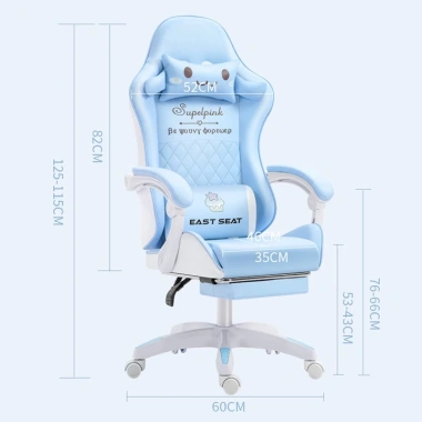 Ghế Gaming Cao Cấp - Xoay 360, Gác Chân, Game Thủ & Live Stream, 1.619.000đ