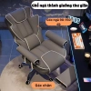 GHẾ GAMING CÔNG THÁI HỌC 150 độ GÁC CHÂN Bọc Da, Giá 2.2 Triệu HOT 2.025 7