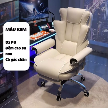 GHẾ GAMING CÔNG THÁI HỌC 150 độ GÁC CHÂN Bọc Da, Giá 2.2 Triệu HOT 2.025