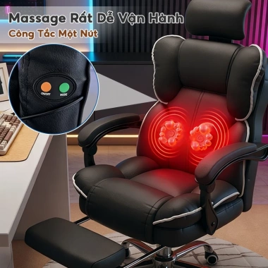 Ghế Gaming Công Thái Học AURAWELL Bọc Da PU, Tựa Cổ & Ngả Lưng, Nâng Hạ, Gác Chân - Giá 1,499,000₫ 7 Ghế Gaming Công Thái Học AURAWELL Bọc Da PU, Tựa Cổ & Ngả Lưng, Nâng Hạ, Gác Chân - Giá 1,499,000₫ 7