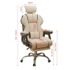 Ghế Gaming Công Thái Học Cao Cấp Da PU Nhập Khẩu - Tựa Đầu, Nâng Ngả Lưng, 1.4tr 2