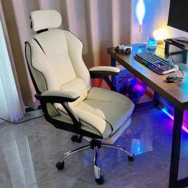 Ghế Gaming Công Thái Học Cao Cấp Da PU Nhập Khẩu - Tựa Đầu, Nâng Ngả Lưng, 1.4tr