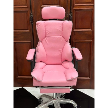 Ghế Gaming Công Thái Học Cao Cấp Da PU Xoay 360 độ, Tựa đầu & gác chân, Bảo hành 12 tháng - Giá 2.000.000 VND
