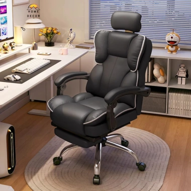 Ghế Gaming Công Thái Học Cao Cấp - Tựa Đầu Nâng Hạ, Ngả Lưng, Xoay 360, Nhập Khẩu 1.12 Triệu