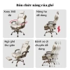 Ghế Gaming Công Thái Học Cao Cấp Xoay 360 Kèm Nạ Lưng, Gác Chân - Nhập Khẩu 1.7 Triệu 4