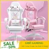 Ghế Gaming Công Thái Học Da PU Cao Cấp EAST SEAT Xoay 360 Ngả Lưng Nâng Độ Cao