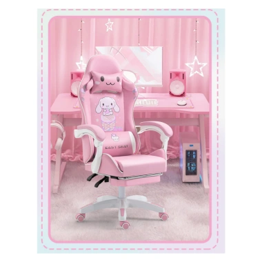 Ghế Gaming Công Thái Học Da PU Cao Cấp EAST SEAT Xoay 360 Ngả Lưng Nâng Độ Cao 9