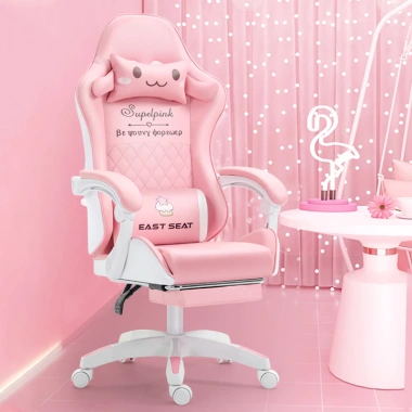 Ghế Gaming Công Thái Học Da PU Cao Cấp EAST SEAT Xoay 360 Ngả Lưng Nâng Độ Cao 10