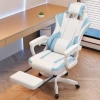 Ghế Gaming Công Thái Học Da PU Chịu Nước, Gác Chân Cao Cấp, Nâng Hạ Ngả Lưng, Chịu Tải 150kg Giá 2,07 Triệu 2