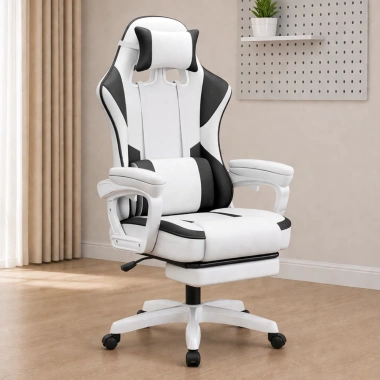 Ghế Gaming Công Thái Học Da PU Chịu Nước, Gác Chân Cao Cấp, Nâng Hạ Ngả Lưng, Chịu Tải 150kg Giá 2,07 Triệu 10