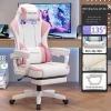 Ghế Gaming Công Thái Học Ngả Lưng 145 độ Nút Bấm Thế Hệ Mới Da PU Cao Cấp Gác Chân 800k 4