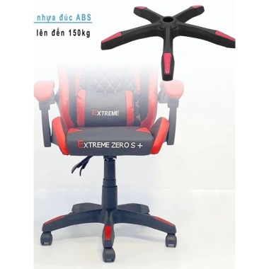 Ghế Gaming EXTREME ZERO S+ 2.024 Ngả 135 độ Xoay 360 Tựa lưng êm ái Công thái học ZERO S+ Giá 1.299.000 VNĐ