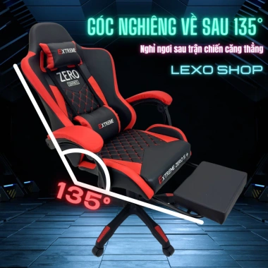 Ghế Gaming Extreme Zero S+ - Khung chắc, xoay 135 độ, chỉ 1.299.000 VND