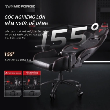 Ghế Gaming GAMEFORGE Specter Throne – Thái Học, Ngăn Gù Lưng, Giá 4.09 triệu 3 Ghế Gaming GAMEFORGE Specter Throne – Thái Học, Ngăn Gù Lưng, Giá 4.09 triệu 3