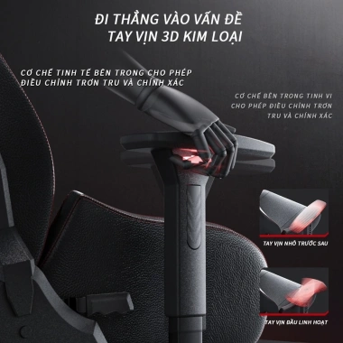 Ghế Gaming GAMEFORGE Specter Throne – Thái Học, Ngăn Gù Lưng, Giá 4.09 triệu