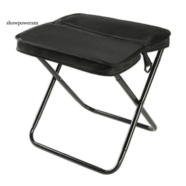 Ghế gấp Mini di động ngoài trời SPM – Nhẹ, gập lại, có túi đựng, cắm trại ba lô 7