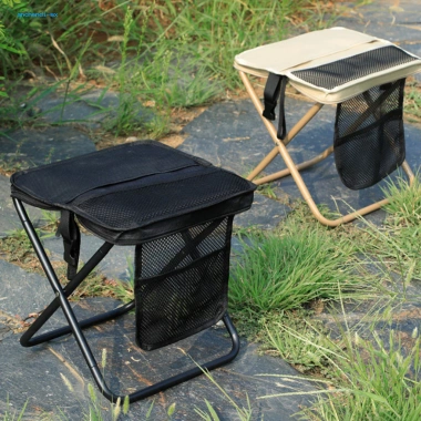 Ghế gấp Mini người lớn – Gập lại, di động, túi đựng, chống nước, nhẹ, cắm trại & bãi biển 2