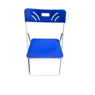 Ghế gấp văn phòng sắt sơn trắng gọn nhẹ, phù hợp học sinh sinh viên - Giá ưu đãi 272.880 VND