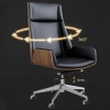Ghế Giám Đốc cao cấp bọc da PU - tựa lưng điều chỉnh, chân xoay, đệm lưng thoải mái GHP032 giá ưu đãi 3.749.000đ 5