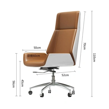 Ghế Giám Đốc cao cấp bọc da PU - tựa lưng điều chỉnh, chân xoay, đệm lưng thoải mái GHP032 giá ưu đãi 3.749.000đ 7