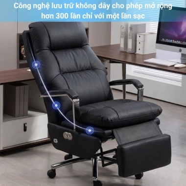 Ghế giám đốc cao cấp điện có gác chân – ghế văn phòng, 11.469.000 VND