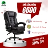 Ghế giám đốc FUJIKO 6.600 da, massage, quay 360, tựa lưng êm ái - 1.295.000₫