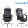 Ghế giám đốc FUJIKO 6.600 da, massage, quay 360, tựa lưng êm ái - 1.295.000₫ 6