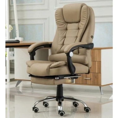 Ghế giám đốc FUJIKO 6.600 da, massage, quay 360, tựa lưng êm ái - 1.295.000₫