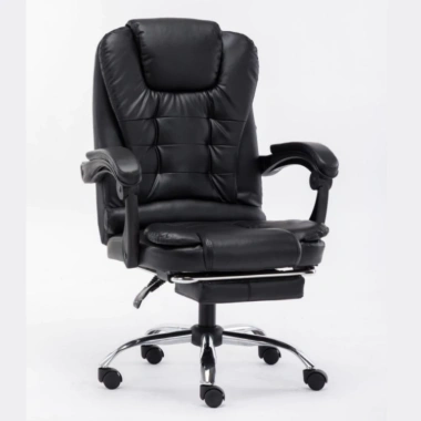Ghế giám đốc FUJIKO 6.600 da, massage, quay 360, tựa lưng êm ái - 1.295.000₫