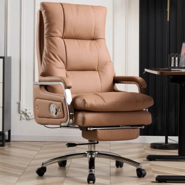 Ghế giám đốc Pehouse mát xa 7 điểm, xoay 360°, da PU, 2 đệm êm ái, giá 2.720.000₫