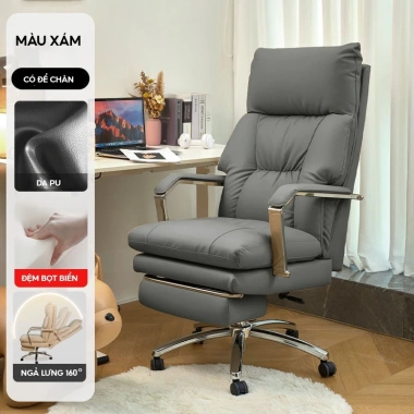 Ghế Giám Đốc Văn Phòng Bọc Da Cao Cấp M223 Xoay 360 Gác Chân Ngả Lưng Thư Giãn Giá 4.045.000