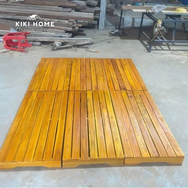 Ghế Gỗ Kê Chân Văn Phòng Nhỏ Gọn - Chắc Chắn, Giá 29.000 | KIKI HOME
