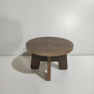 Ghế gỗ MDF 18cm ngồi bệt, kệ chậu hoa, dày 17mm chống nước, chắc chắn, 53.400₫