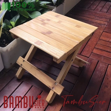 Ghế gỗ tre gấp gọn đa năng - Siêu nhẹ, tiện lợi, giảm giá 175.000đ