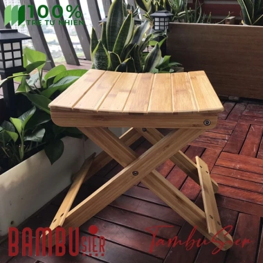 Ghế gỗ tre gấp gọn đa năng - Siêu nhẹ, tiện lợi, giảm giá 175.000đ 9 Ghế gỗ tre gấp gọn đa năng - Siêu nhẹ, tiện lợi, giảm giá 175.000đ 9