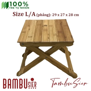 Ghế gỗ tre gấp gọn đa năng - Siêu nhẹ, tiện lợi, giảm giá 175.000đ