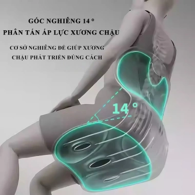 Ghế hỗ trợ chống gù BOUTIQUE - Chỉnh dáng cho trẻ em, người lớn, mẹ bầu, 128.700₫