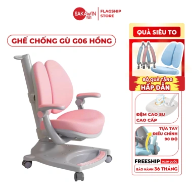 Ghế học Sakawin G06 cao cấp chính hãng, điều chỉnh linh hoạt, chỉ 2.09 triệu
